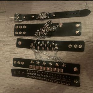 5 Pack Of Alternative Bracelets